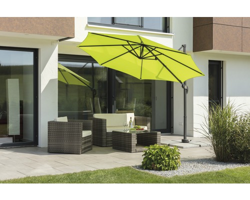 Schneider Rhodos Junior parasol Ø 300 cm appelgroen
