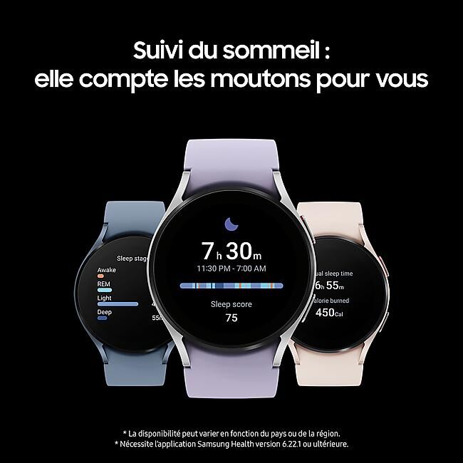 SAMSUNG - MONTRE CONNECTEE GPS GALAXY WATCH5 40M 4G