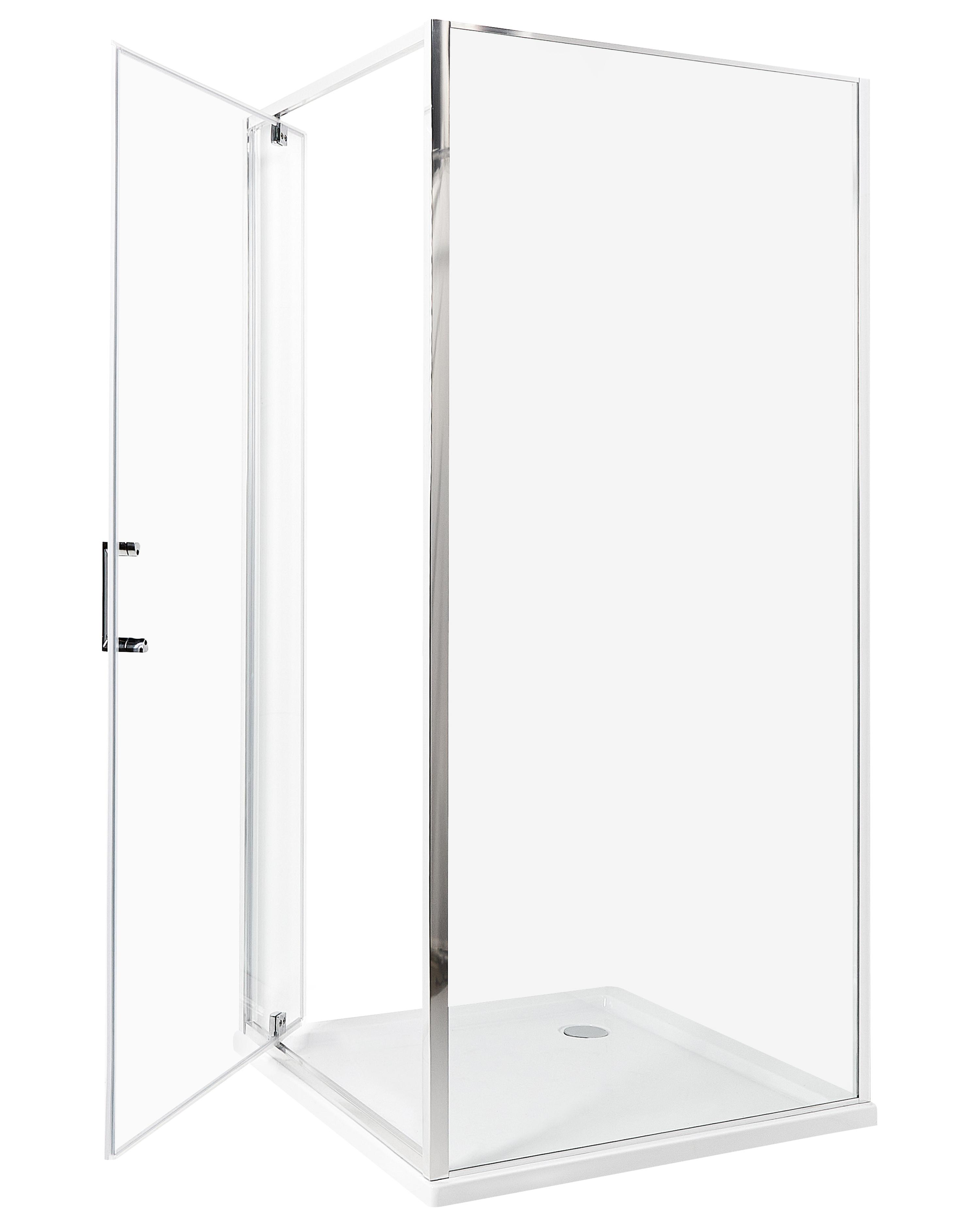 Douchecabine DARLI 90 x 90 x 185 cm Zilver