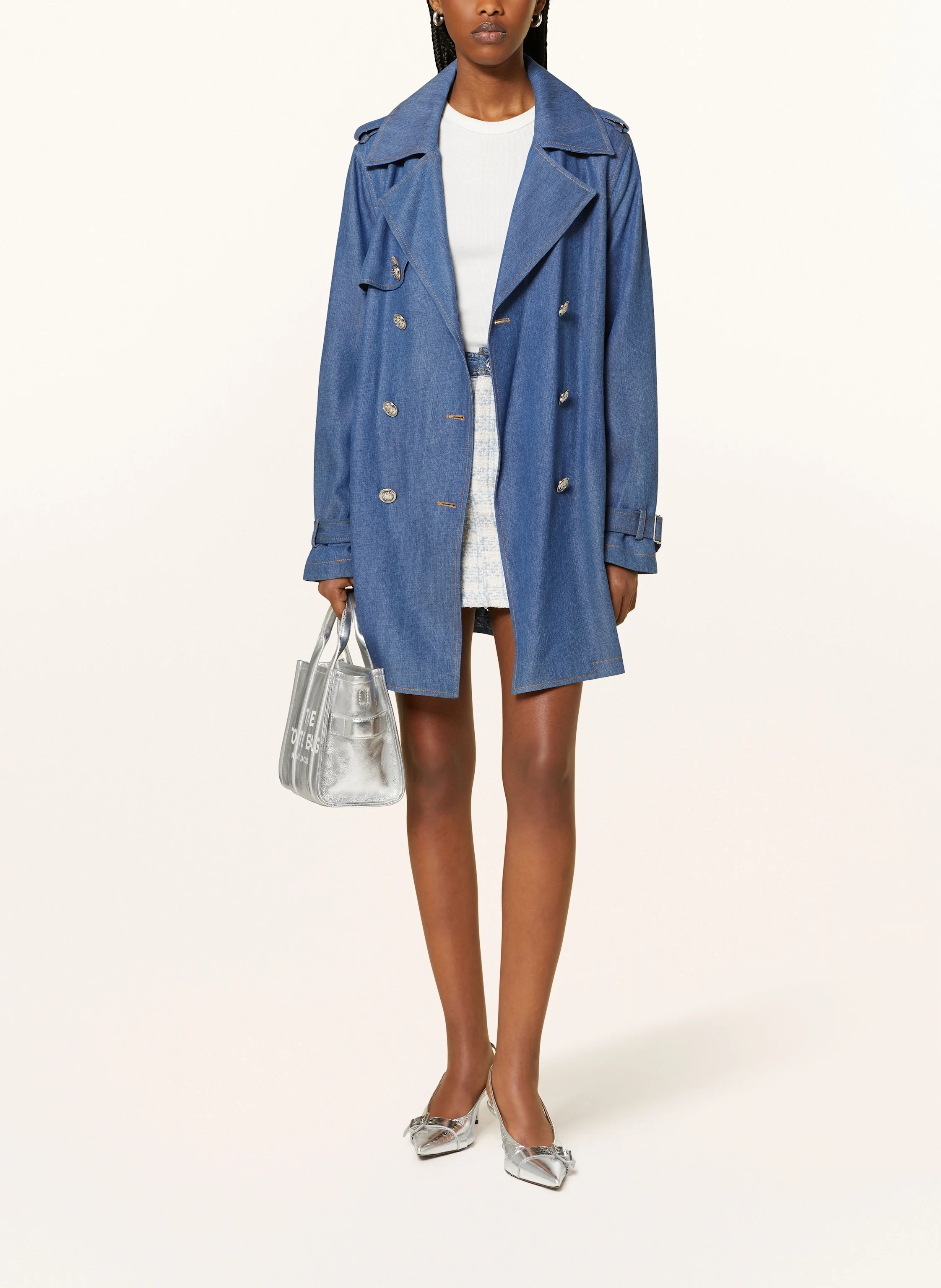LIU JO Trenchcoat in Jeansoptik