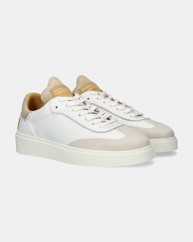 Shabbies Amsterdam Bossa Oxford Hoge sneakers  - beige