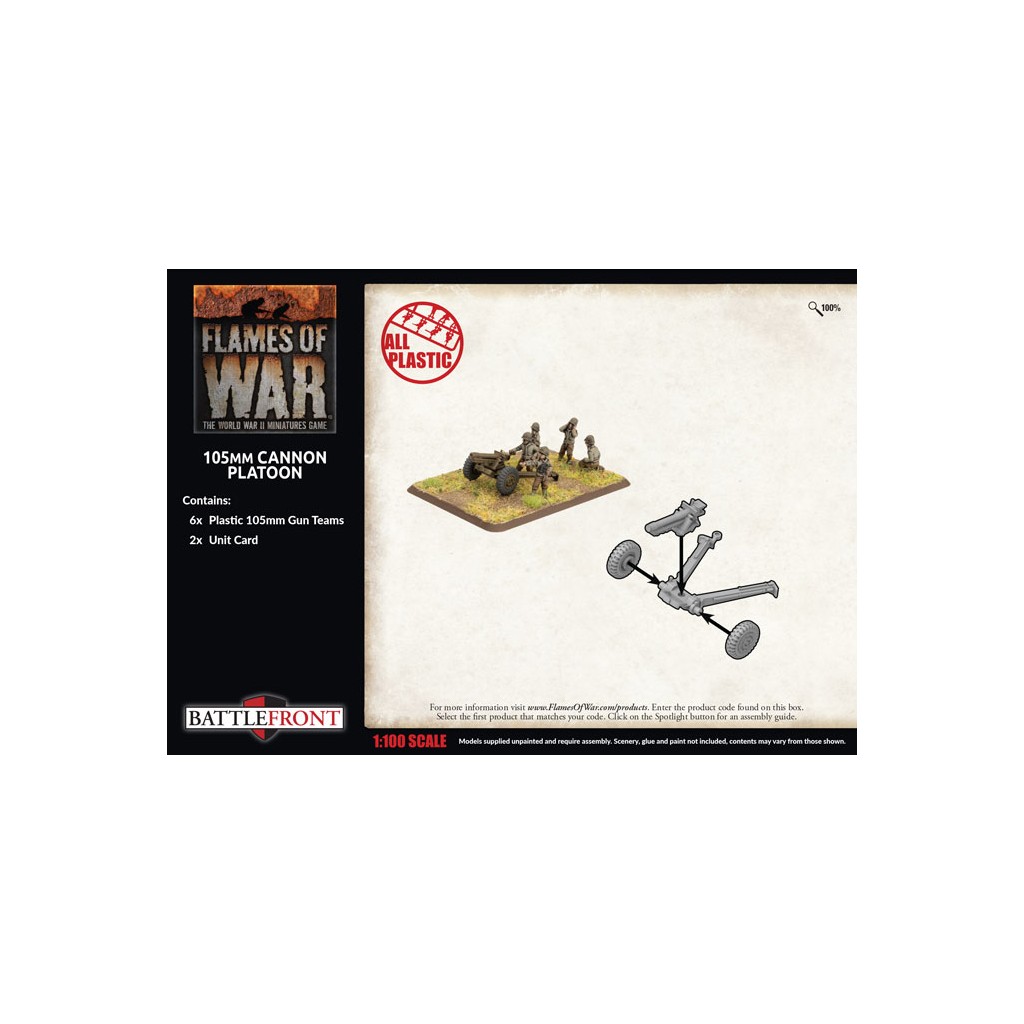 Flames of War - 105mm Cannon Platoon