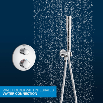 Grohe Precision Thermostat Perfect inbouw douchesysteem met Vitalio Rain Mono 310 hoofddouche rond Chroom