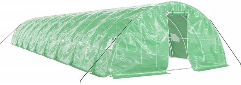 vidaXL - Tuinkas - Groen - Stalen Frame - 90 m²