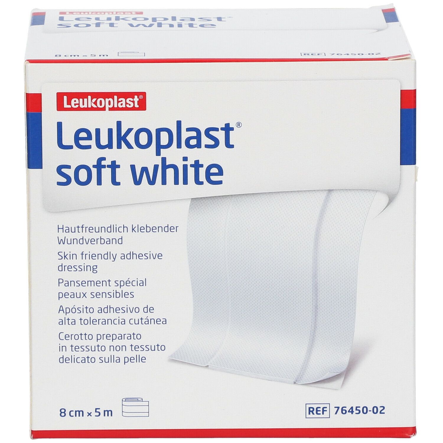 Leukoplast® soft white 8 cm x 5 m