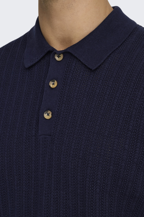 Only & Sons blauwe heren polo