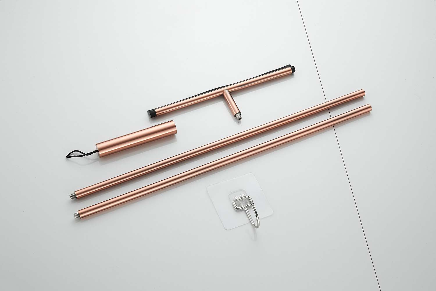 Saniclear Academy vloerwisser 120cm geborsteld koper