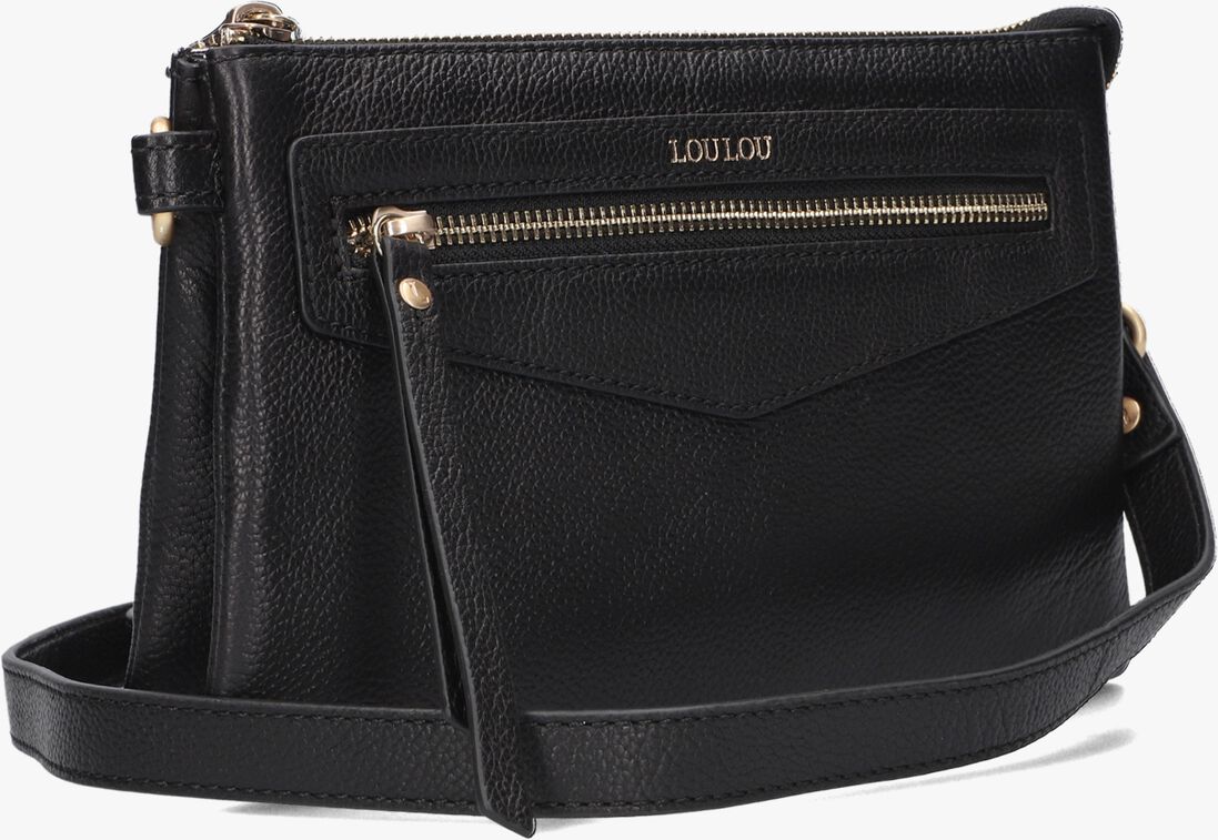 LOULOU ESSENTIELS zwarte loulou essentiels schoudertas crossbody royal nappa