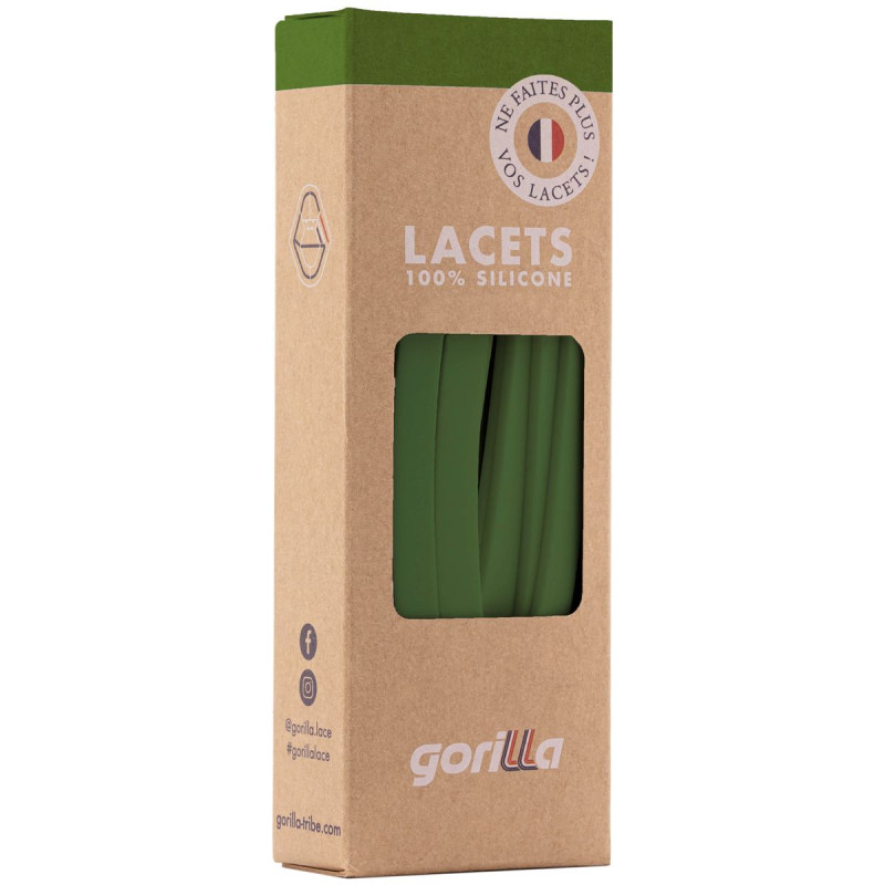 Gorilla Gorilla Lacets Larges Vert Olive