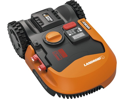 WORX 20V accu robotmaaier Landroid L2000 22cm/2.000 m² met app WR155E, inclusief installatiemateriaal