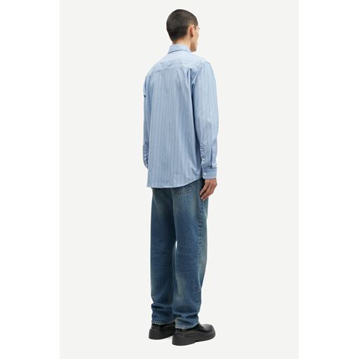 Samsøe Samsøe Sadamon J Skjorte, Coronet Blue St., L