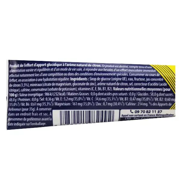 Gel Energético Apurna Limão Cafeína 35g