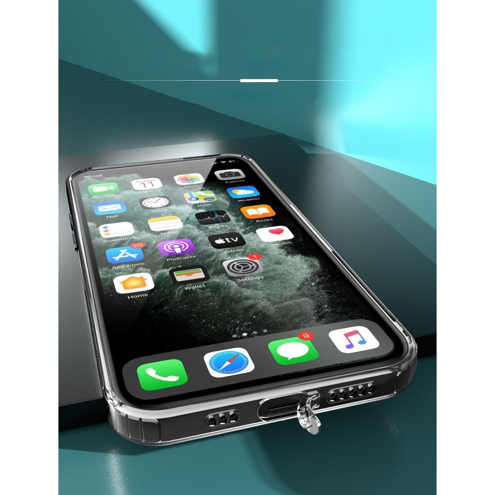 iPhone 12 Pro Gummi Case Hülle Ultra Thin 0.8 mm - Transparent