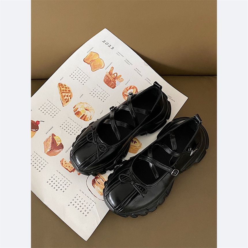 telijimi - Bow Mary Jane Sneakers