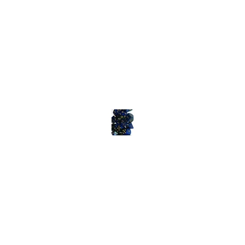 Pack de 12 dés D6 * gemini * BLEU & VERT