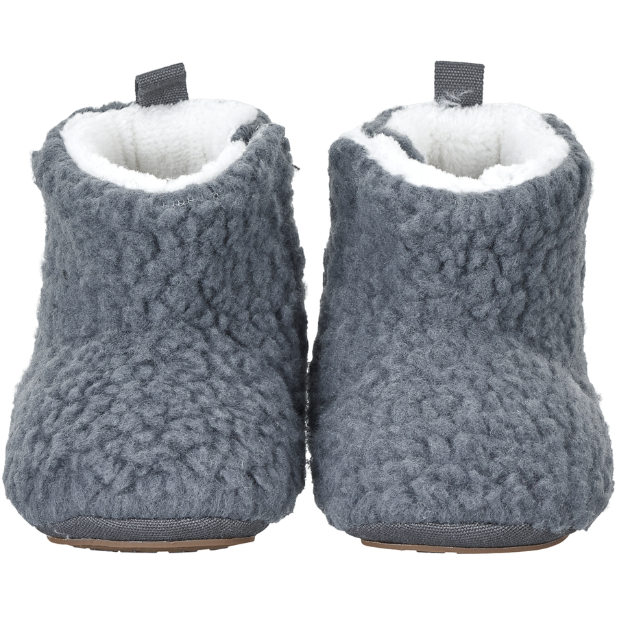 Sterntaler Babyschuh Dino eisengrau