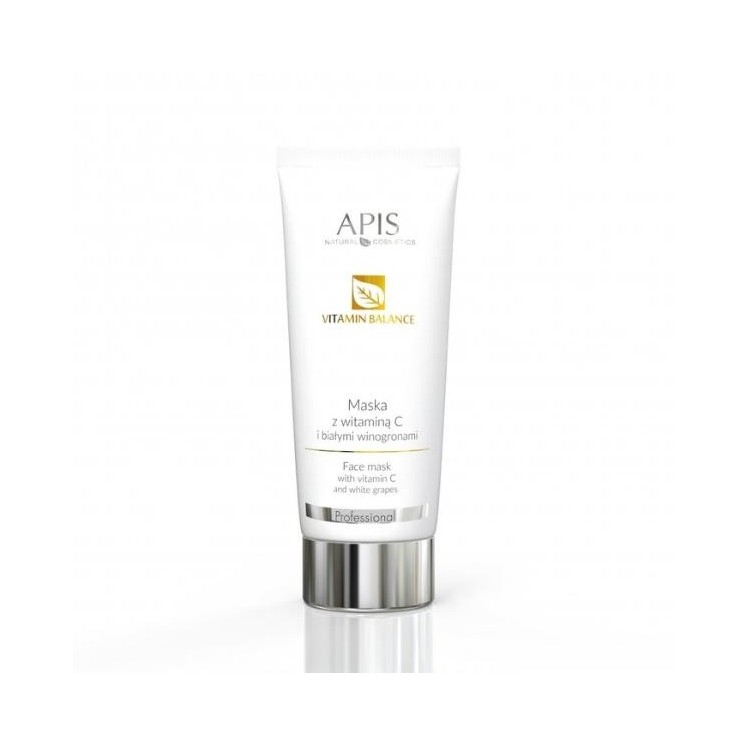 Apis Vitamin Balance Cream masker met Vitamine C en witte druiven 200 ml