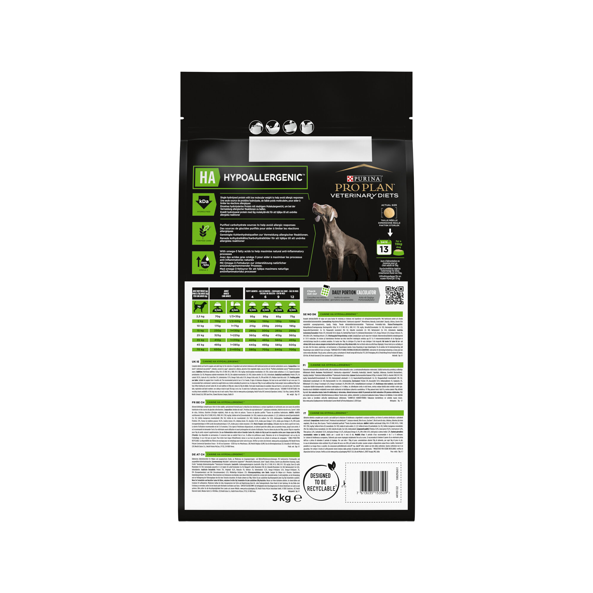 Purina Pro Plan Veterinary Diets HA Hypoallergeen - Hond