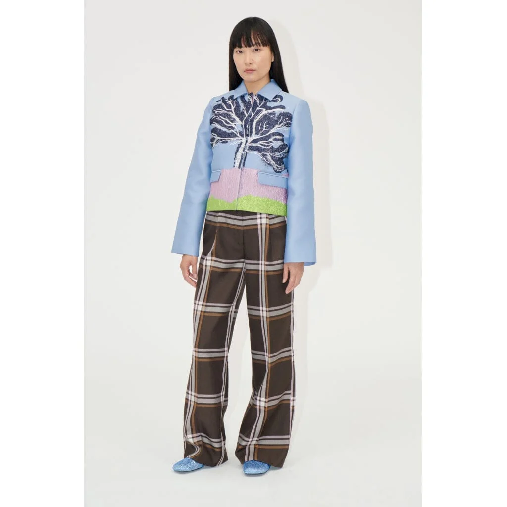 Stine Goya Boxy Straight Jacket, 2269 Woven Jacquard