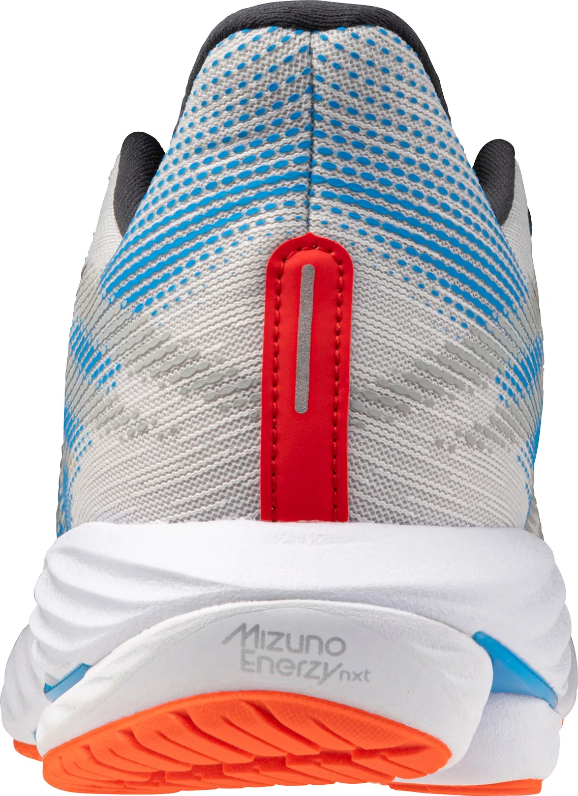 Mizuno Men's Wave Rider 28 Nimbus Cloud/blue Pace/mizuno Ignition Red