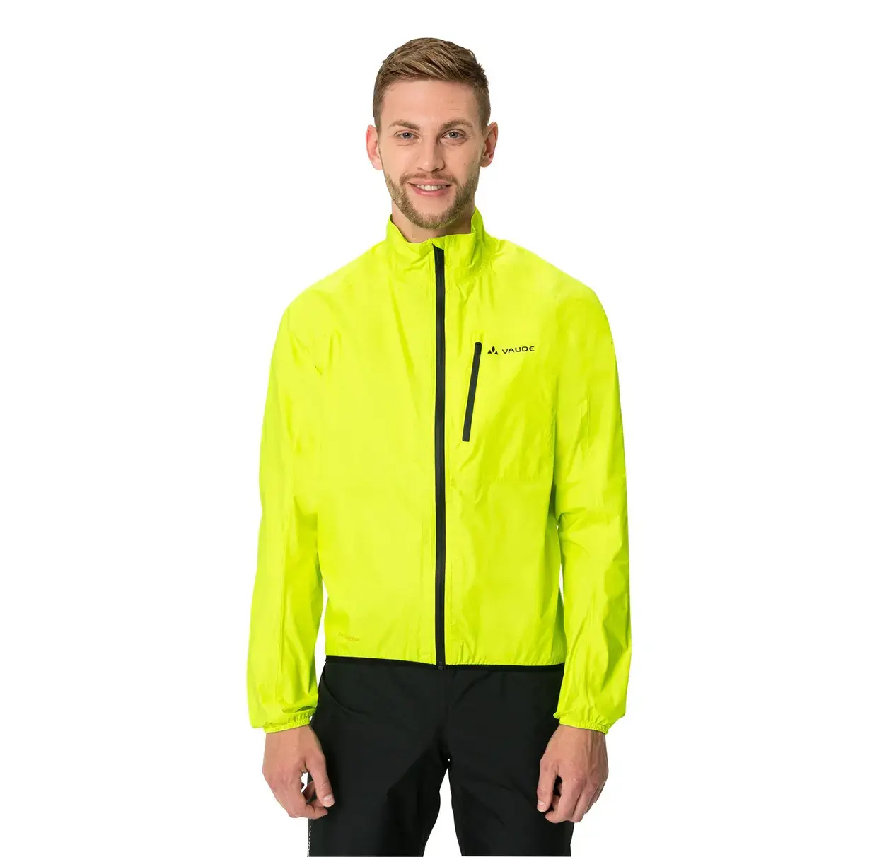 VAUDE Drop III Regenjack Neon Geel Heren