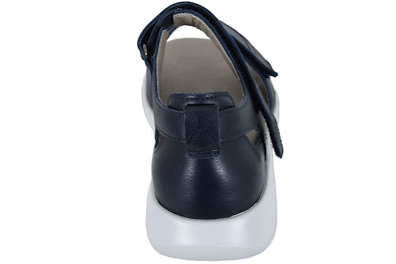 NEW FEET SANDAL I MØRKEBLÅ GLAT SKIND