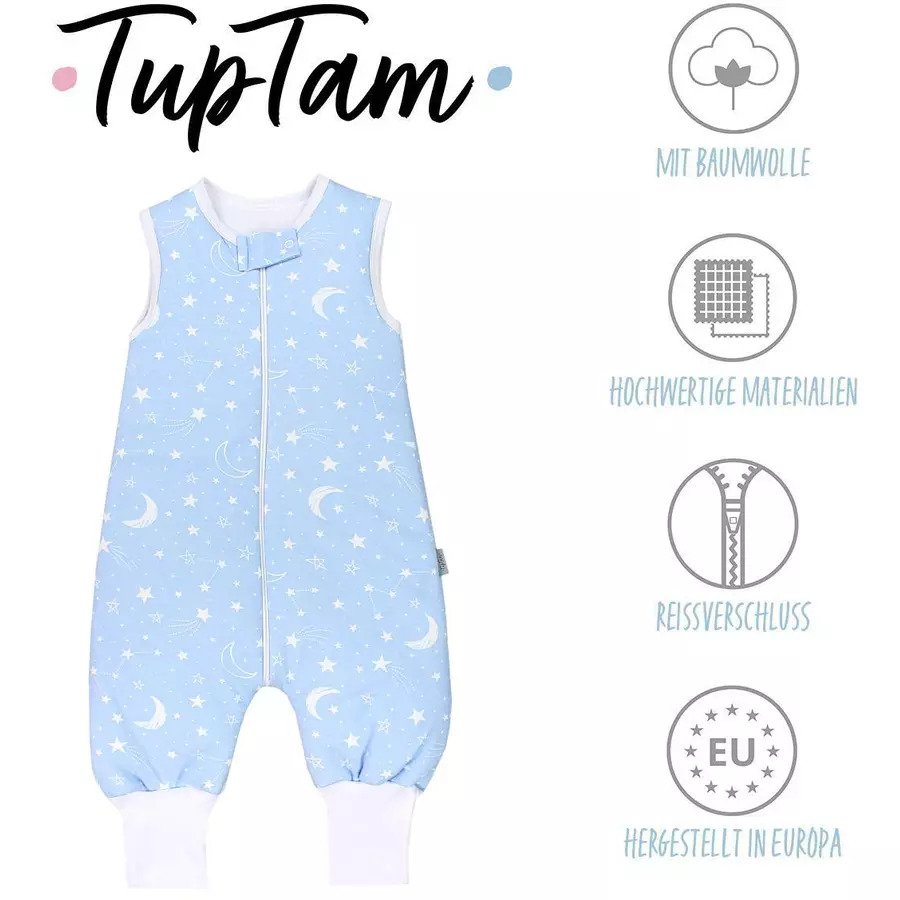 TupTam Winter Babyschlafsack mit Beinen 2,5 Tog blau Modell 3