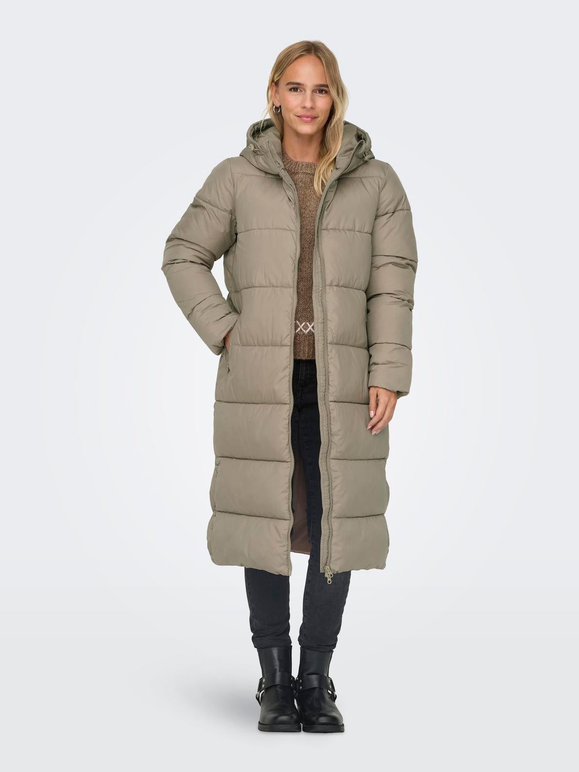 ONLMONTANA Steppmantel Silver Mink