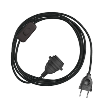 Plug-in hanglamp   fitting zwart