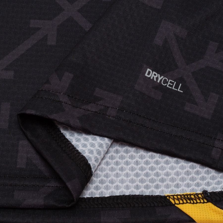 Milan AC X Off-White Maillot d'Entraînement Avant-Match Fermeture Éclair 1/4 - Noir/For All Time Red ÉDITION LIMITÉE