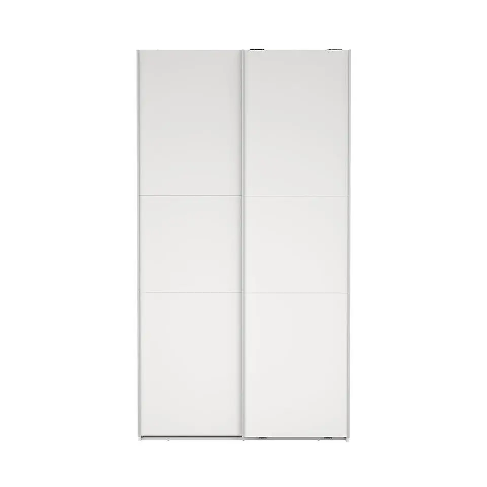 Hioshop Como schuifdeurkast 2 deuren 120x220cm wit
