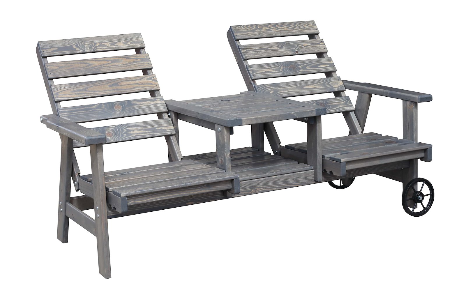 Risør duo sofa Gråbeiset heltre furu