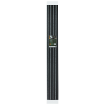Lattenwand Decowall Acoustic zwart 260x30cm,2 stuks (1.56m2)