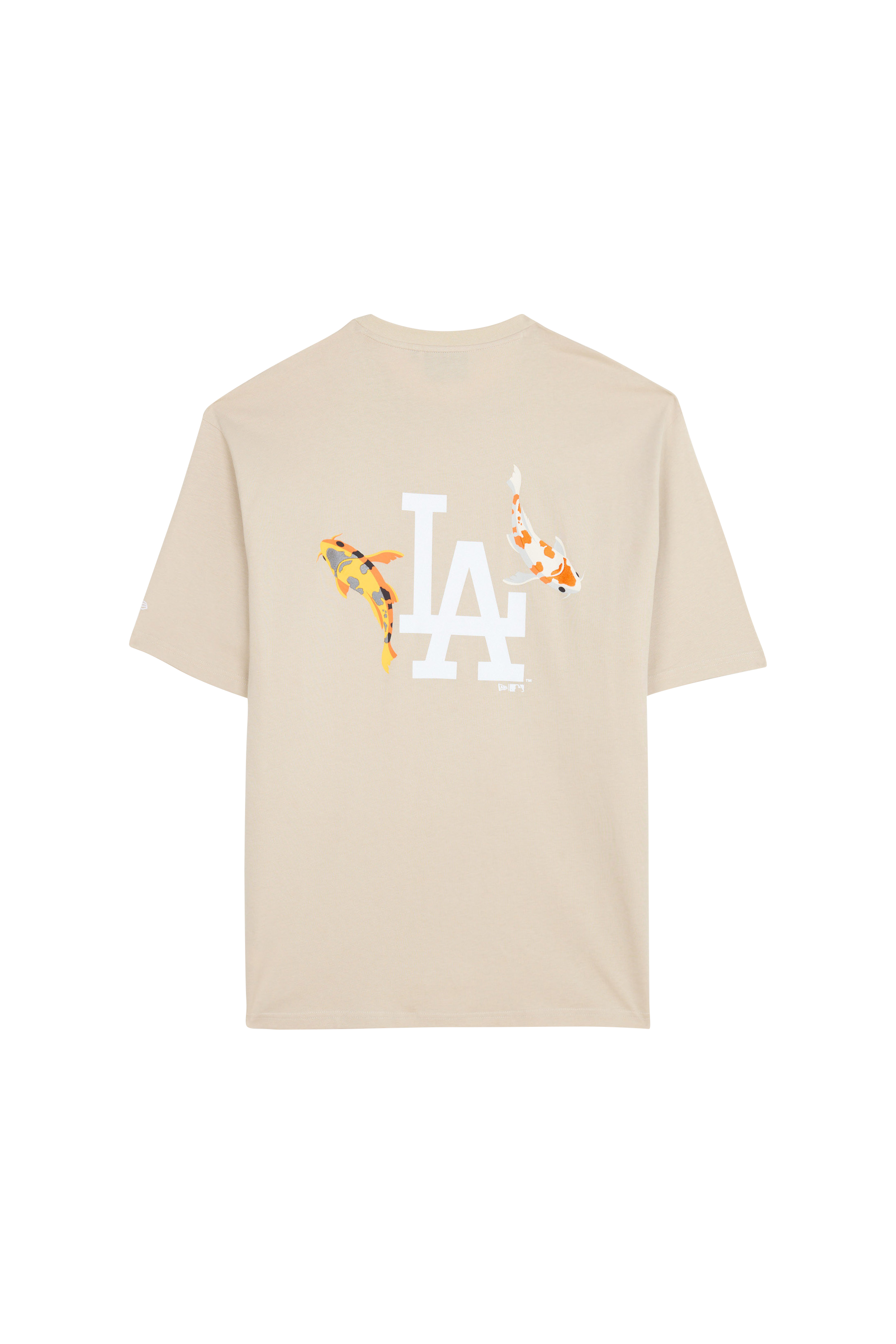 NEW ERA T-shirt MLB FISH GRAPHIC Beige