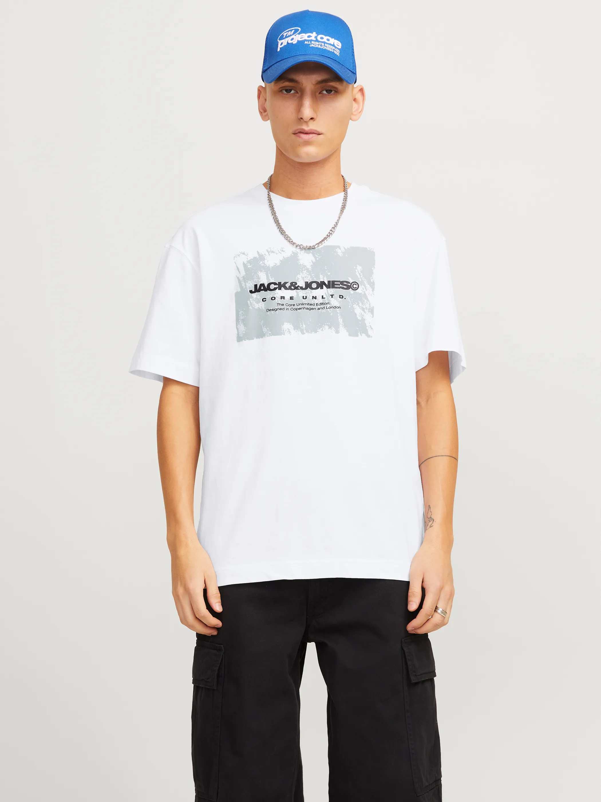 Jack&Jones JCOAERO FRONT PRINT T Shirt