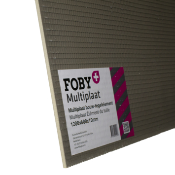 Foby+ multiplaat 120x60cm 10mm