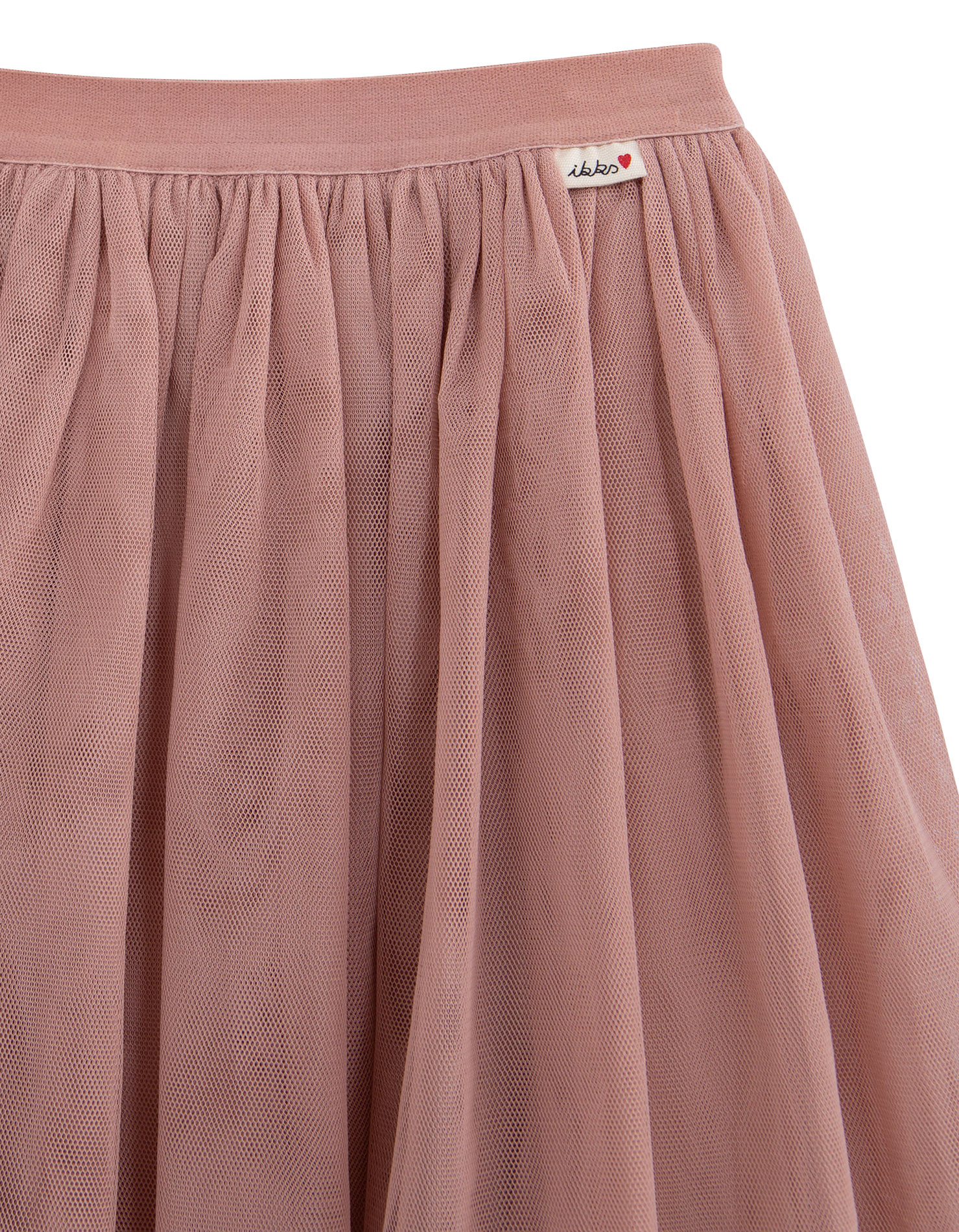 Jupe midi en tulle | Rose
