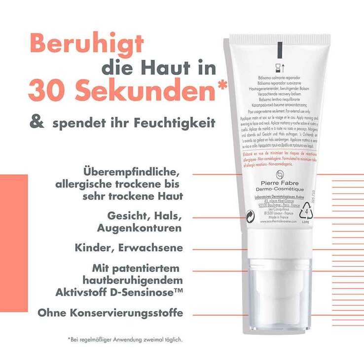 Avene Tolerance Control Balsam, 40 ml