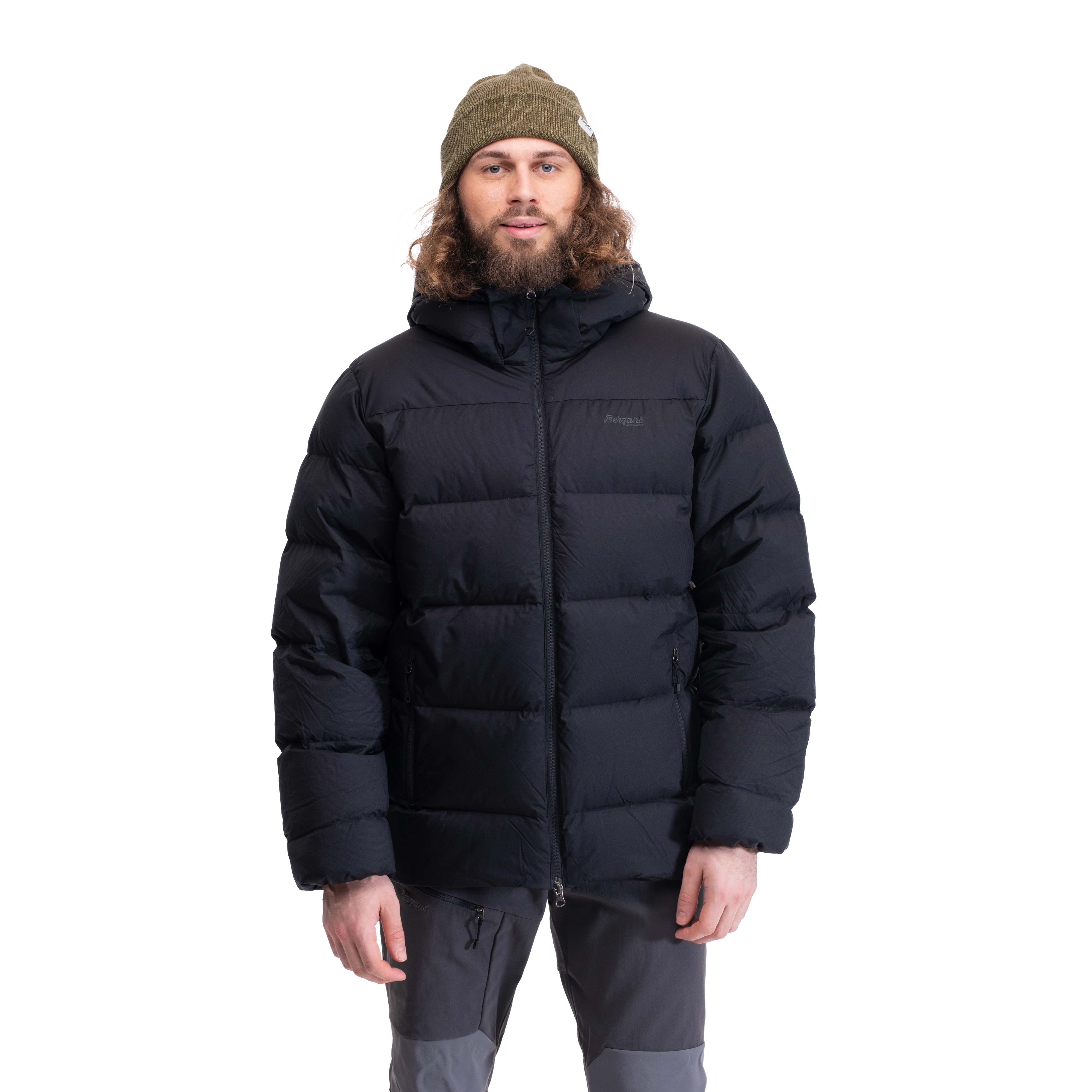 Lava Warm Down Jacket w/Hood Men Black