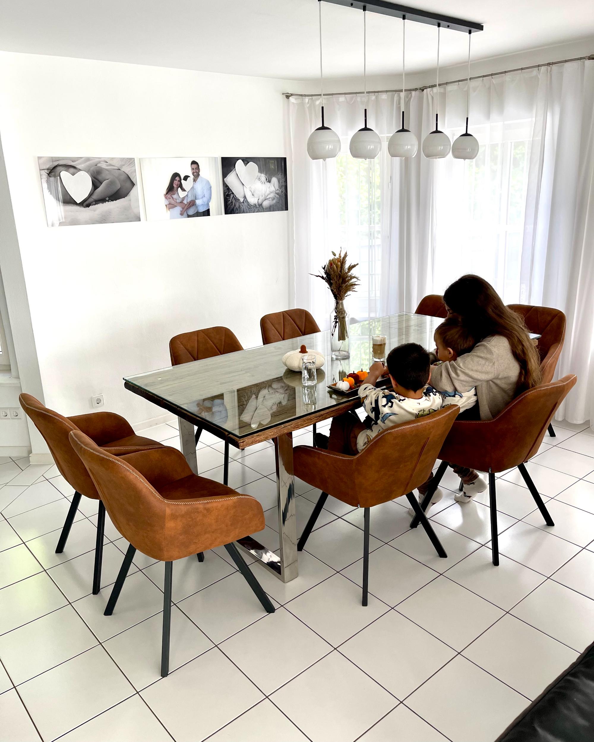 Set van 2 eetkamerstoelen MONEE Goudbruin