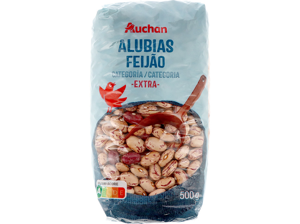 FEIJÃO AUCHAN CATARINO SECO 500G