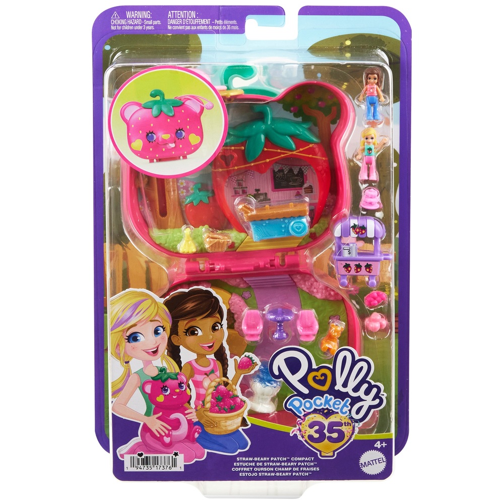Polly Pocket Straw-Beary Patch Kompakt