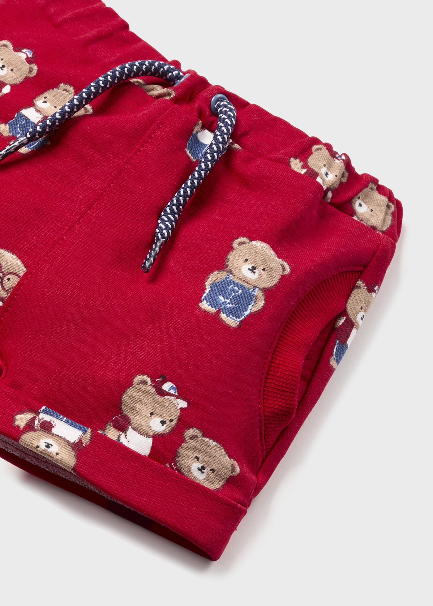 Conjunto de duas peças em algodão estampado para recém-nascido