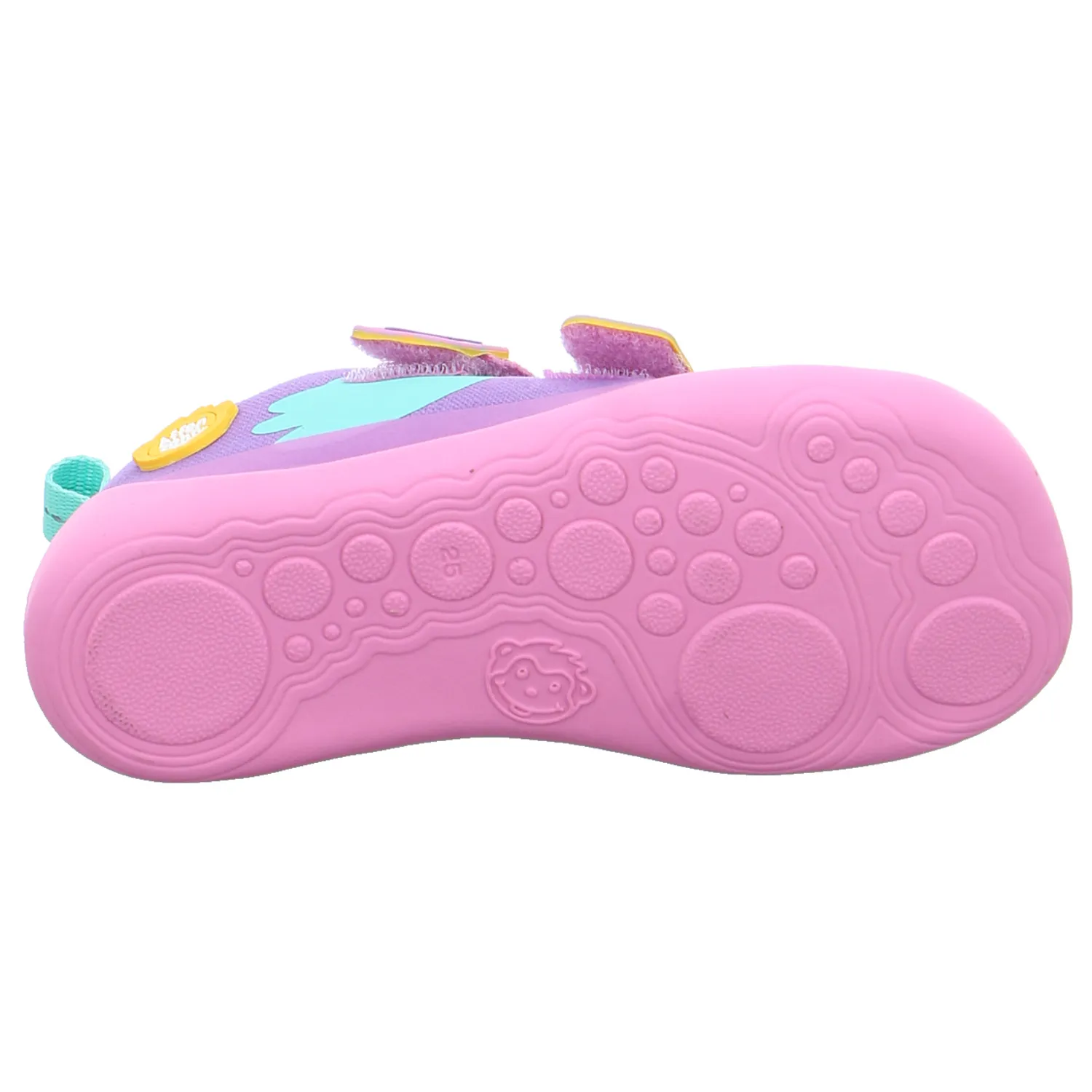 AFFENZAHN Kleinkinder-Halbschuh Klett Flieder Textil  Komfortschuh