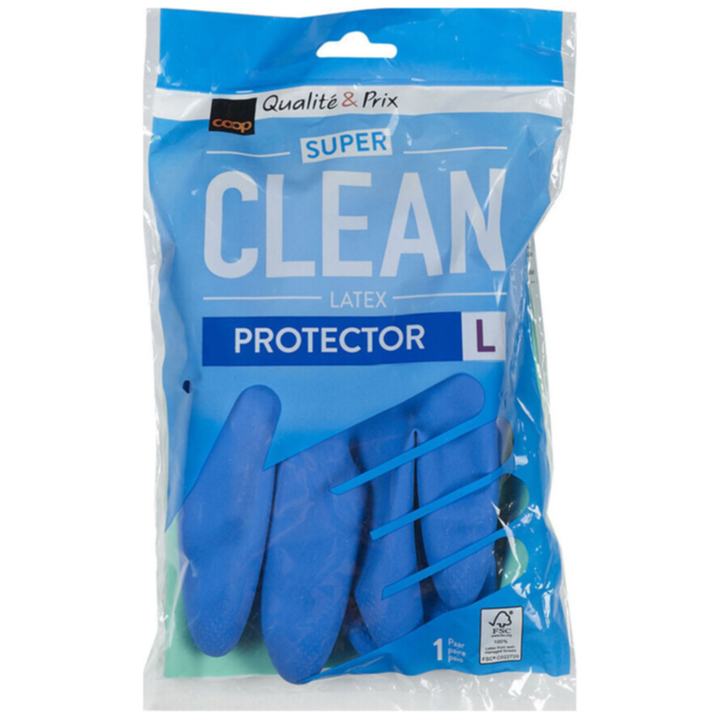 Super Clean Handschuhe Protector FSC blau L
