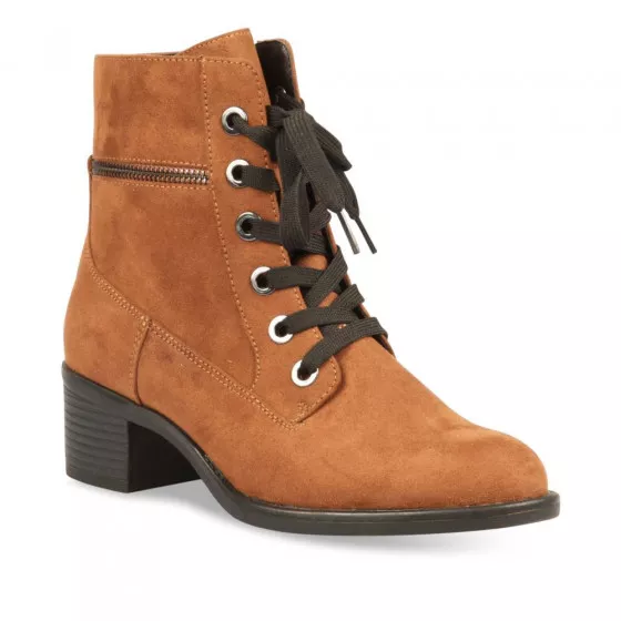 Bottines COGNAC ANGELA THOMPSON