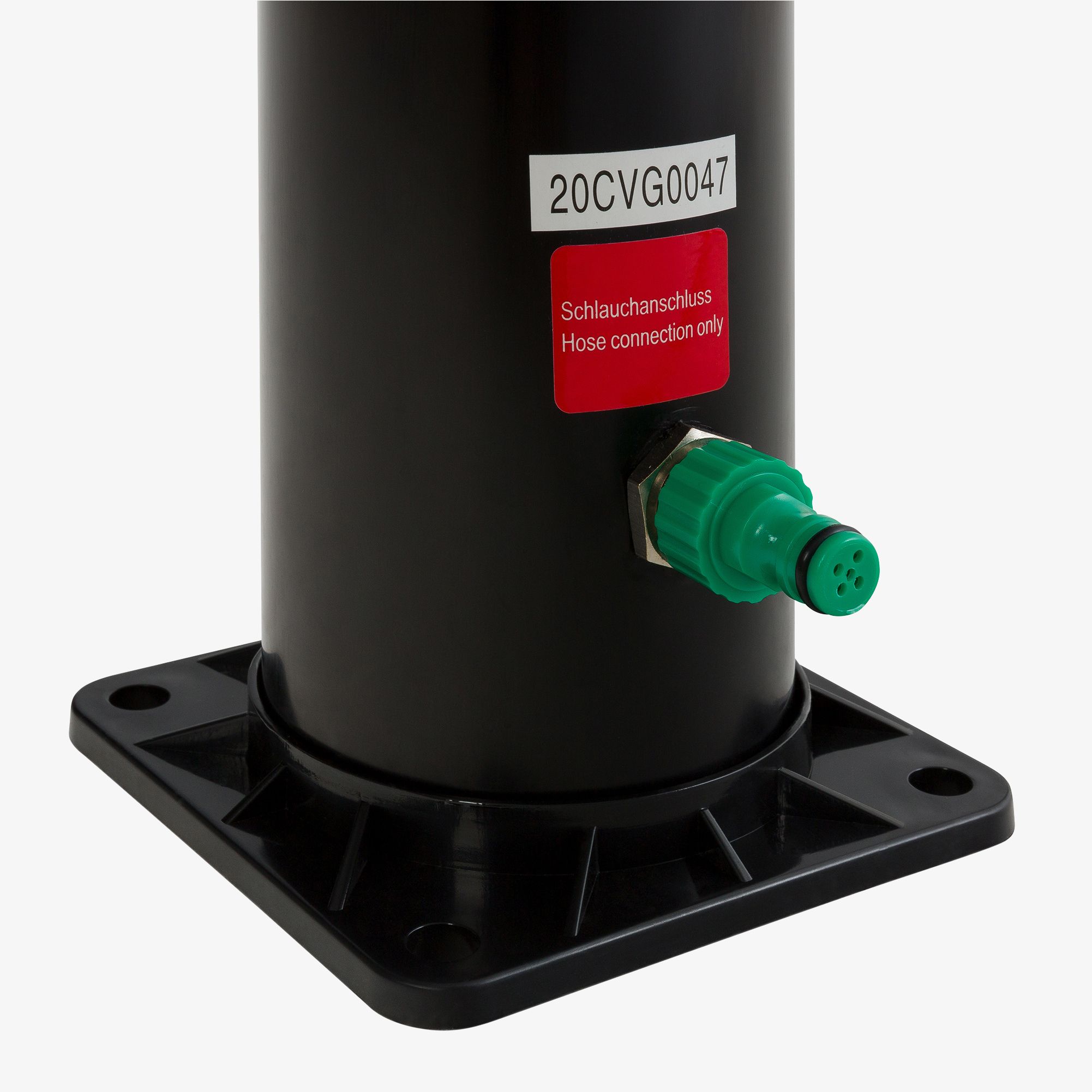 Solardusche 20L schwarz mit Thermometer