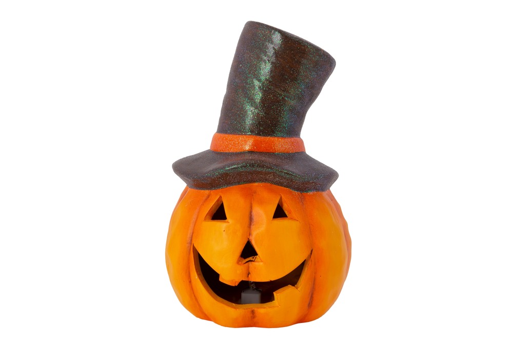 Citrouille halloween en céramique- 12x12xh17,3cm