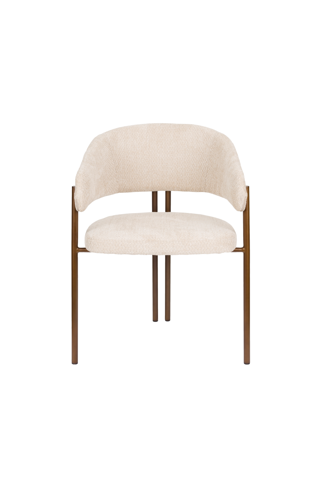 Eetkamerstoel Naida beige set van 2