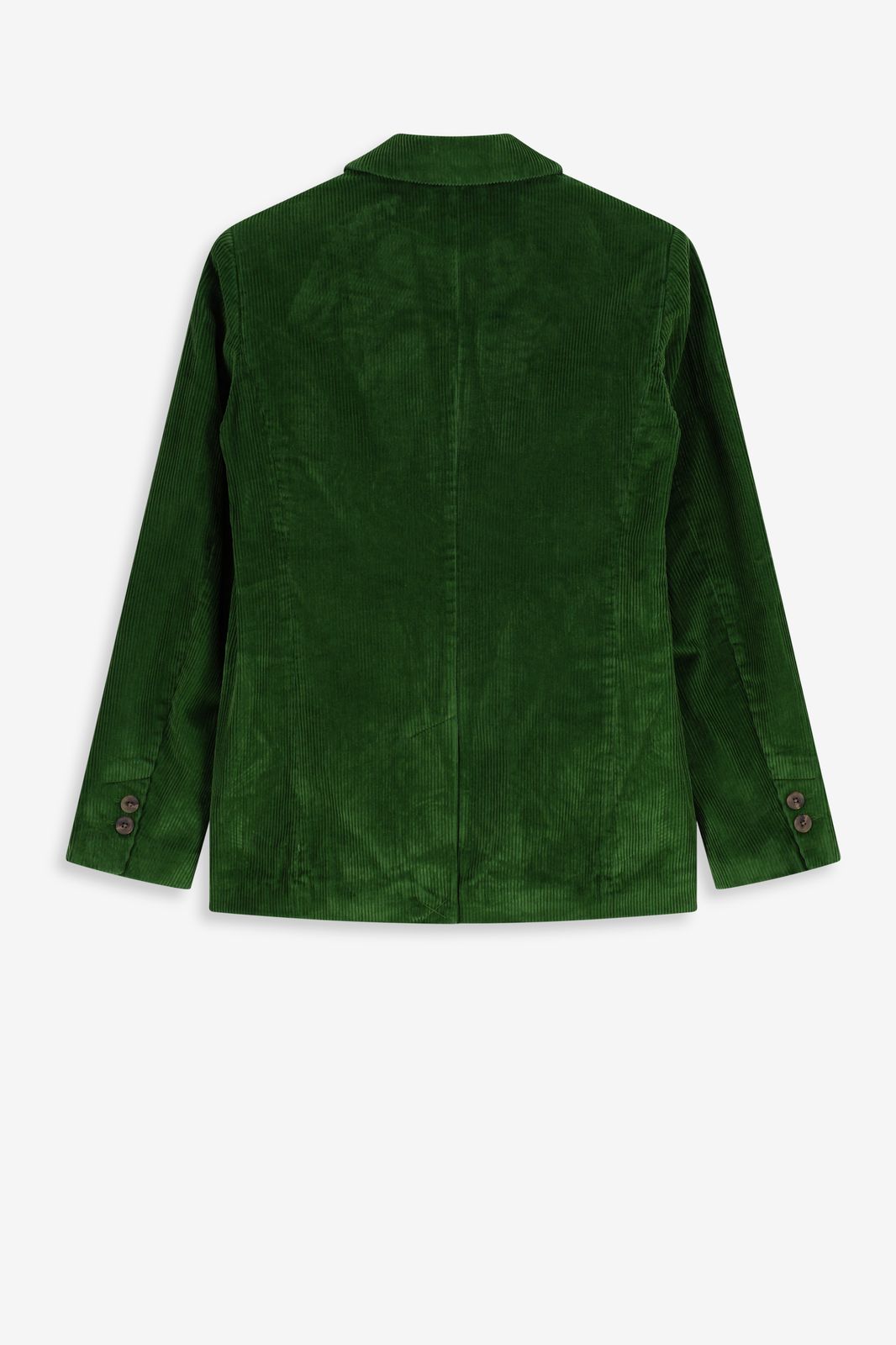 Donkergroene corduroy blazer